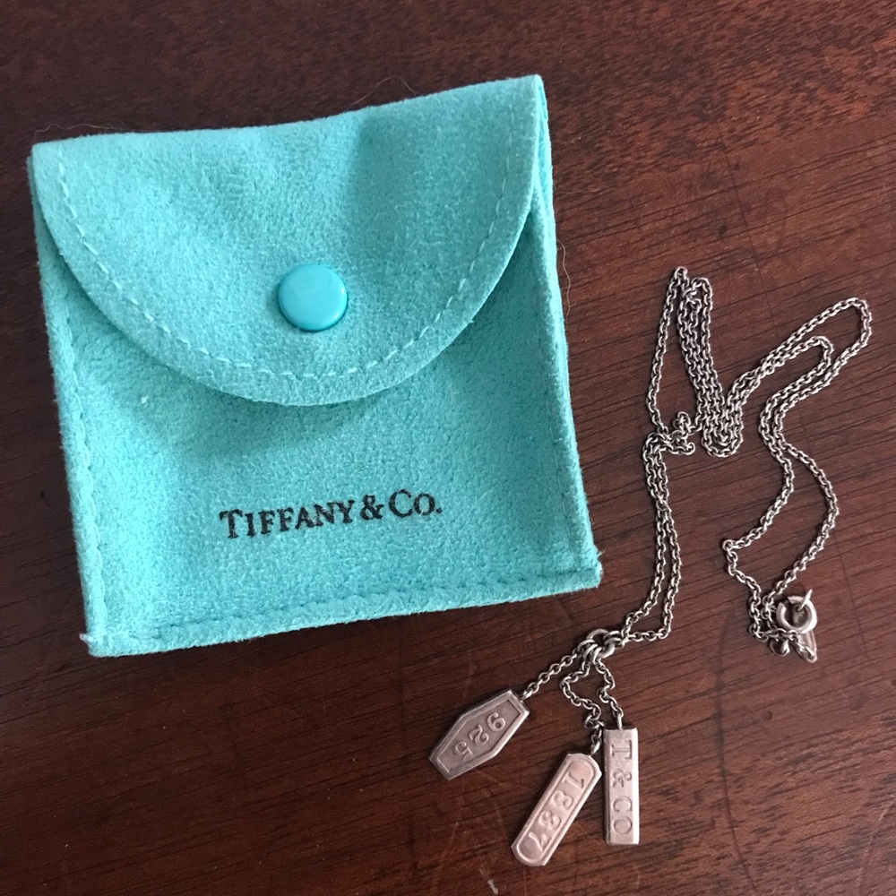 Tiffany & Co. 1837 sterling pendant necklace